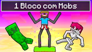 24 Horas Preso em um Bloco com MOBS ! O Filme