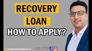 Recovery Loan How to Apply