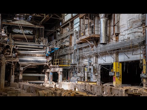 Exploring an Abandoned Paper Mill - Once the LARGEST in the World