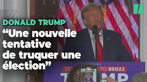 Après son inculpation, Donald Trump se dit victime « d’abus de pouvoir odieux »
