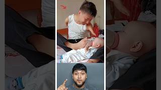 Love Is Gone | Disable Armless Father Feeding  shortsytshortsviral