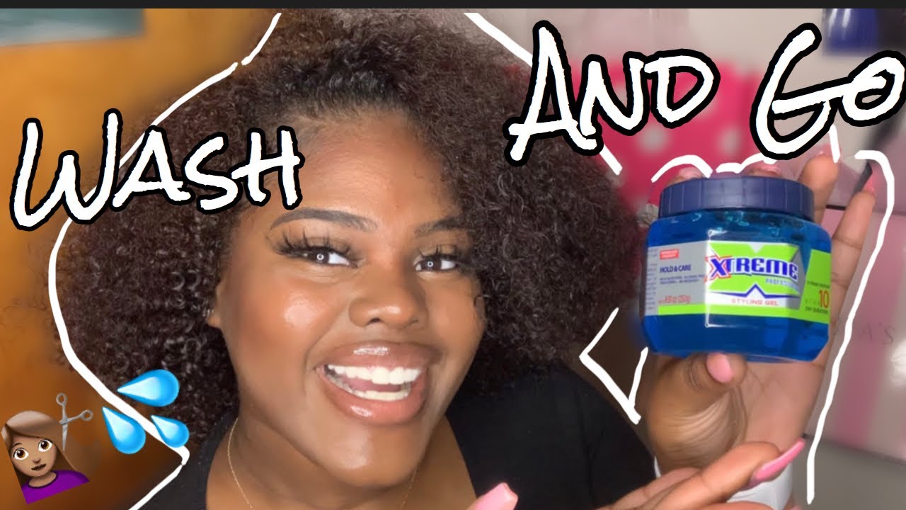 Trying the XTREME by Wetline Gel Wash n Go Routine for Curly Hair 💫