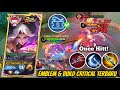 HANABI NEW EMBLEM &amp; BUILD CRITICAL TERSAKIT 2025! DAMAGENYA GAK NGOTAK! MLBB
