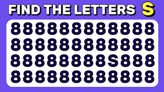 Find the ODD One Out - Numbers and Letters Edition ✅️ Easy, Medium, Hard - 20 levels