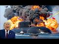 2 hours ago! The US's newest nuclear submarine was brutally destroyed by a Yak-141 in the Black Sea.