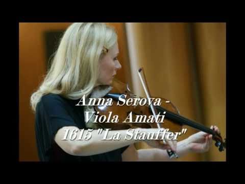 BOTTESINI. Rêverie. ANNA SEROVA - viola Amati 1615, JENNY BORGATTI - piano