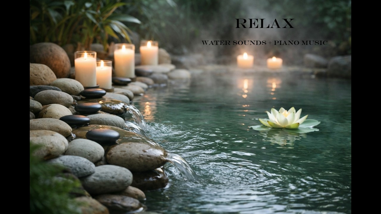 Instant Calm & Inner Peace 🌿 Soothing Water Sounds + Relaxing Music