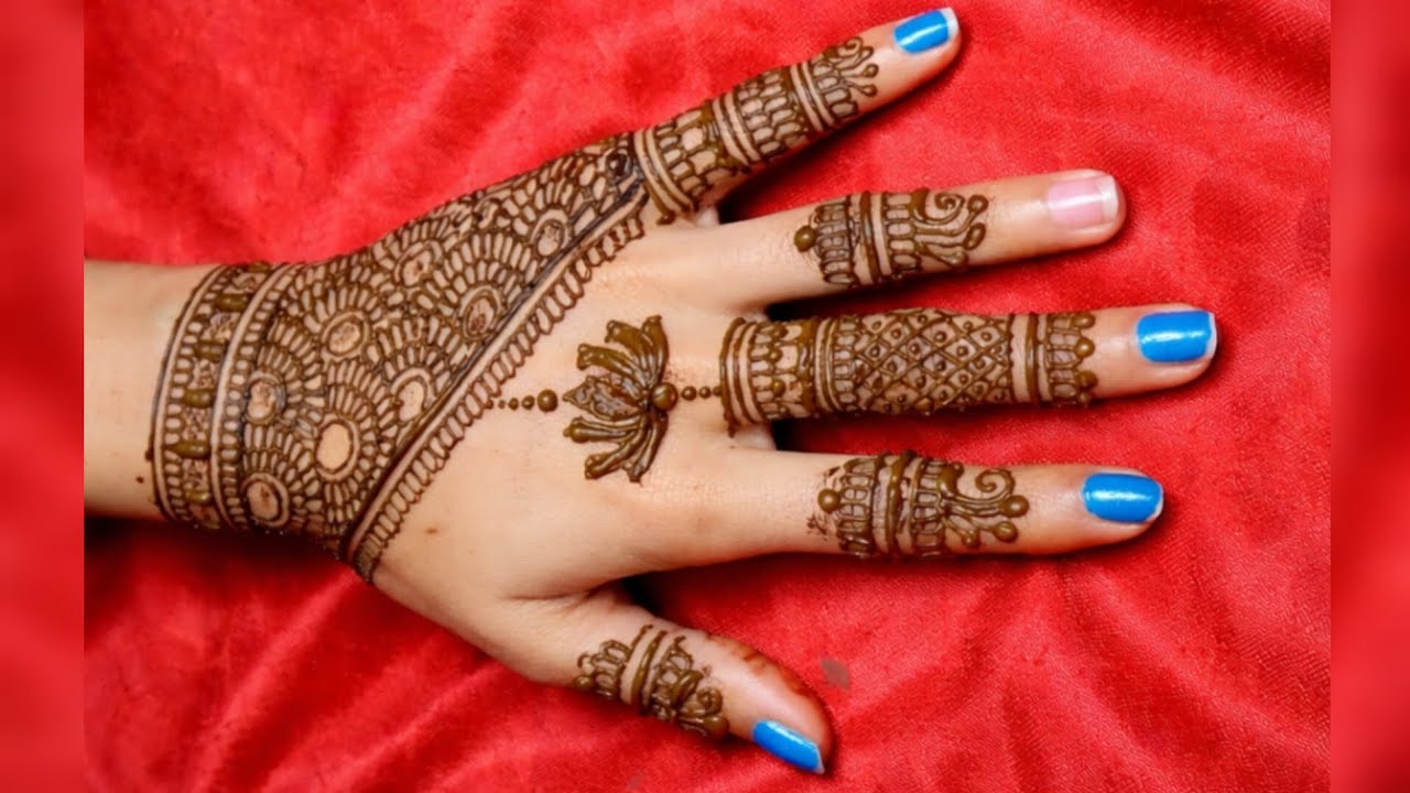 Simple & Stylish Back Hand Mehndi Design | Easy Arabic Mehndi for Beginners | Latest Mehndi 2025