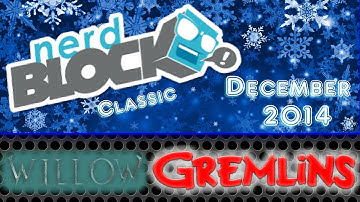 Nerd Block Classic December 2014 Unboxing & Review!