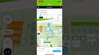 Example Motion Impaired Paths Accessibility Support Video in Mobile App Maps for NVIDIA GTC 2025