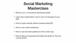 Social Marketing Masterclass by Ben Malol - Review screenshot 3
