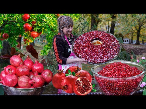 How to make Pomegranate Wine from Pomegranates Harvested in the Village? - Best Recipes in 1 Hour