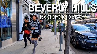 Beverly Hills Rodeo Drive Afternoon Walk【5k】60 FPS