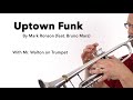 Uptown funk for trumpet