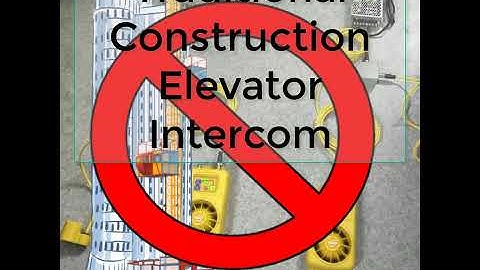 Construction Elevator Intercom System
