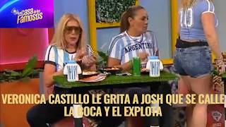 VERONICA CASTILLO LE GRITA A JOSH QUE SE CALLE LA BOCA Y EL EXPLOTA EN LA CASA DE LOS FAMOSOS 6
