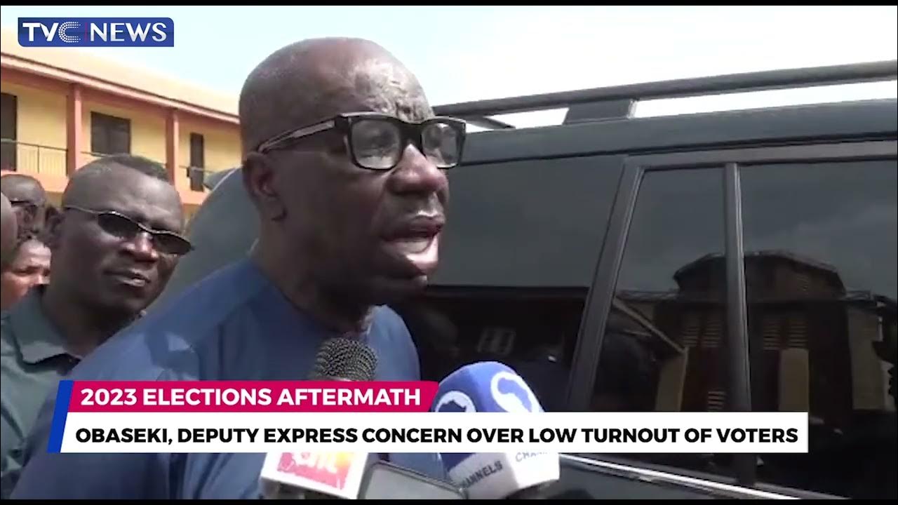 Obaseki, Deputy Express Concern Over Low Turn Out Of Voters