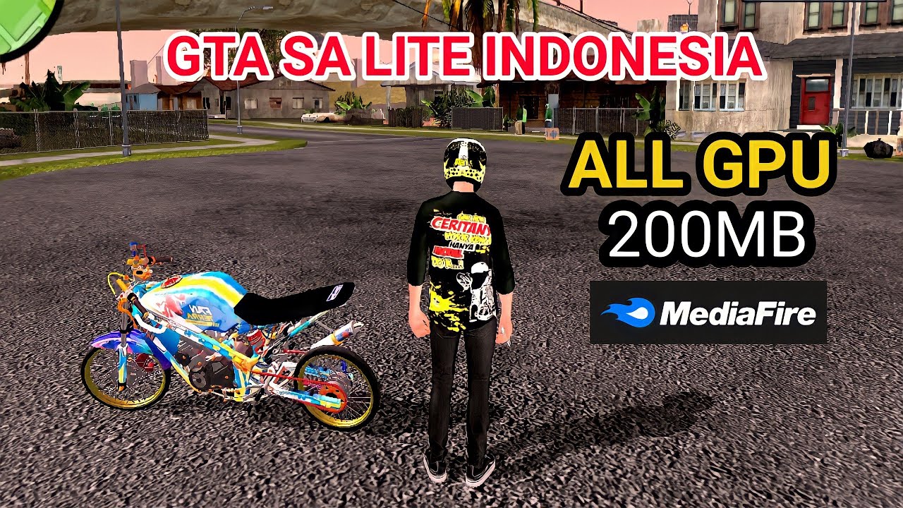 GTA SA LITE Mod motor Drag indonesia android Offline 200MB