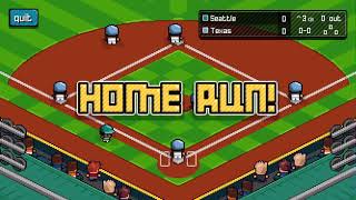 Pixel Pro Baseball Gameplay Seattle vs Texas Quick Game iOS screenshot 4
