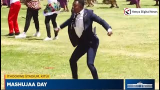 Ndeke ya Muthanga Shocks Ruto with Extraordinary Performance During Mashujaa Day 2025 Celebrations