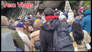 Holy Mass in French at the groto of Lourdes Santuary France🇫🇷..part 3