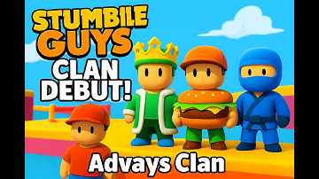 STUMBLE GUYS CLAN DEBUT! #stumbleguys #stumbleguyslive #stumble