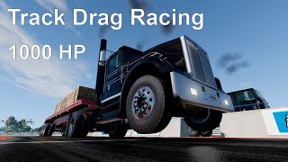 Semi-Truck Drag Racing. 1000 hp Gavril T-Series T82 with nitrous oxide | BeamNG.drive v0.32.1