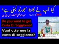 Information about carta di soggiorno / soggiorno illimitato  کارتا دی سجورنو لینے کا طریقہ کار