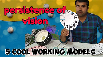 Persistence of vision (ದೃಷ್ಟಿ ಛಲ) science project /fun science
