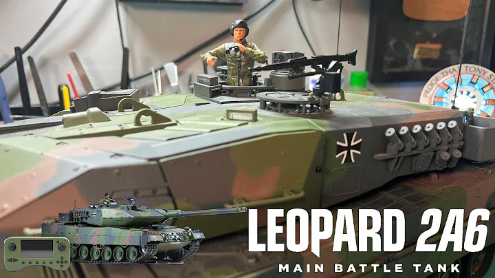Build the 1:16 Scale Leopard 2A6 Main Battle Tank - Pack 11 - Stages 85-92
