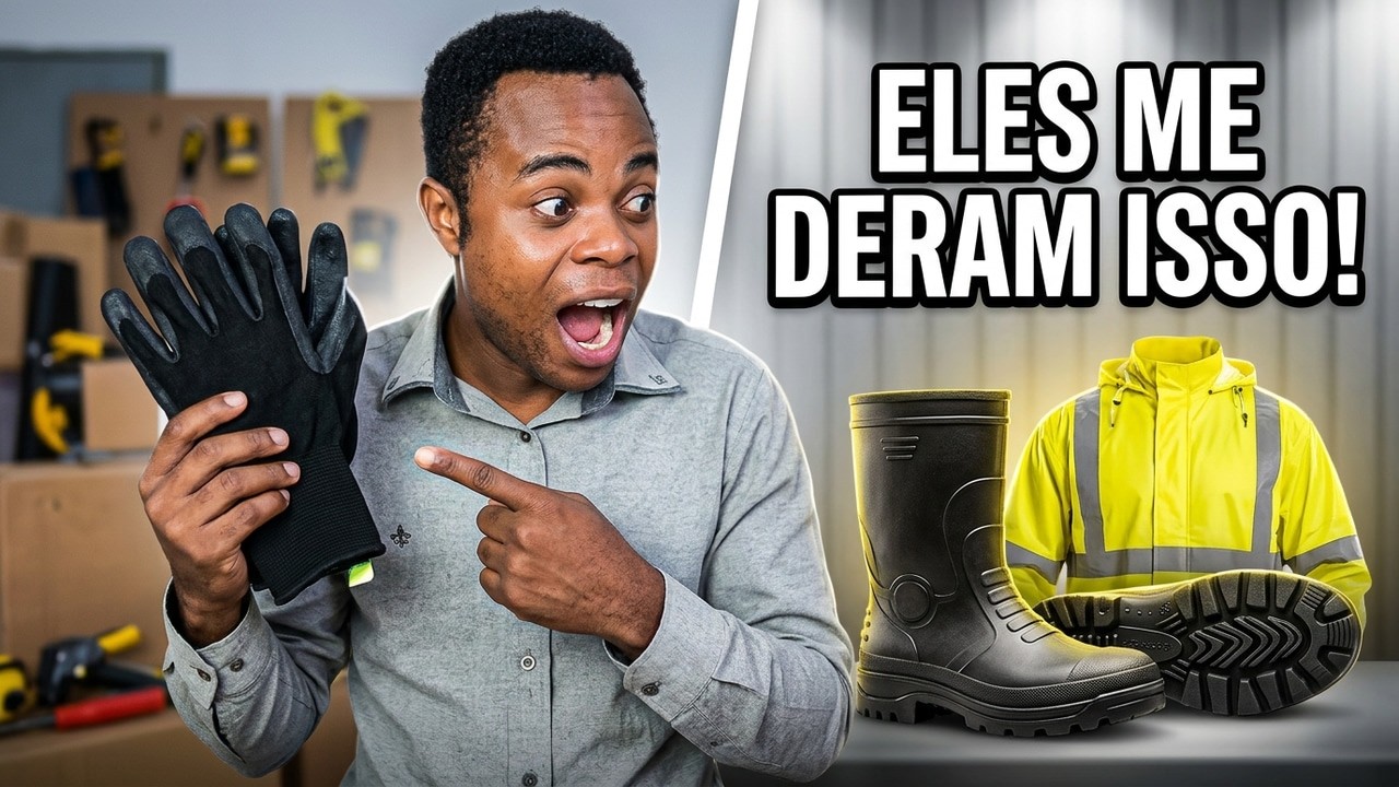 O BRAZIL É OUTRO NIVEL NO PRIMEIRO DIA DE EMPREGO LHE DERAM ISSO