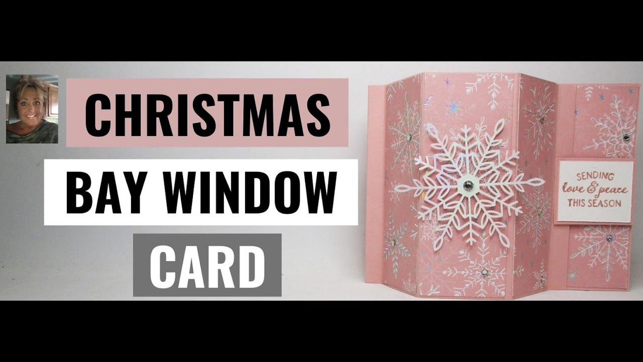 Christmas Bay-Window Fun Fold Card - YouTube