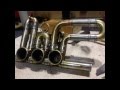 Bflat rotary converted into c trumpet