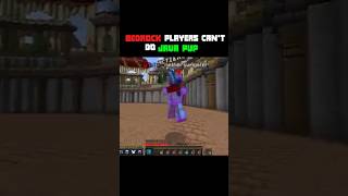 MINECRAFT JAVA VS BEDROCK PLAYER SHORTS 🥶