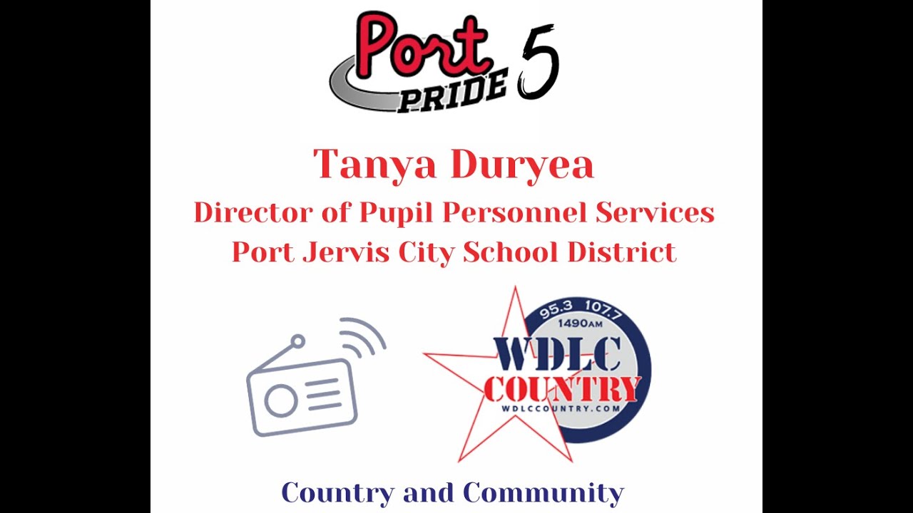 Tanya Duryea with the Port Jervis Central School District visits with