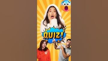 How Many Colors Are There in a Rainbow? 🌈 | Quiz Shorts#shorts