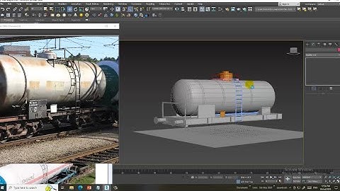 3DsMax Tutorials, Learn 3D Modeling a Tank Wagon in Railways from Scratch in 3Dsmax.( Part 3)