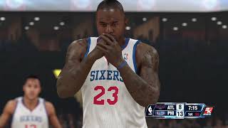 2K14 Nba Fullatlanta Hawks Vs Philadelphia 76Ers
