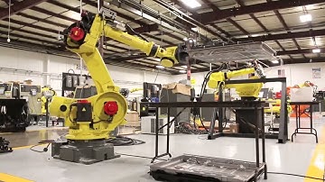FANUC Material Handling Robot with Magnetic Gripper
