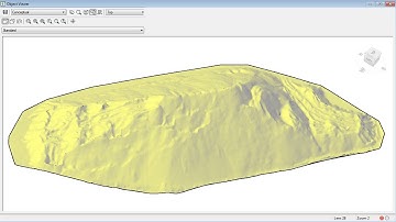 Calculating a Stockpile Volume from Point Cloud Data using Civil 3D