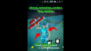 How To Show Emotes Under The Water Show Emotes Under The Water