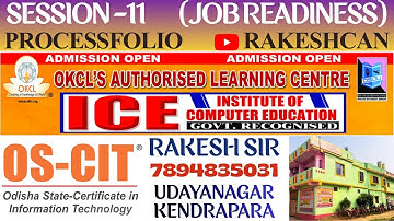 OS-CIT SESSION-11 PROCESSFOLIO JOB READINESS
