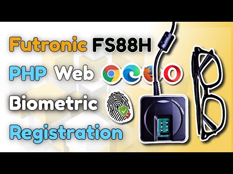 Futronic FS88H PHP Web Browser Biometric Fingerprint Enrollment and NFIQ2 Quality Scoring Demo