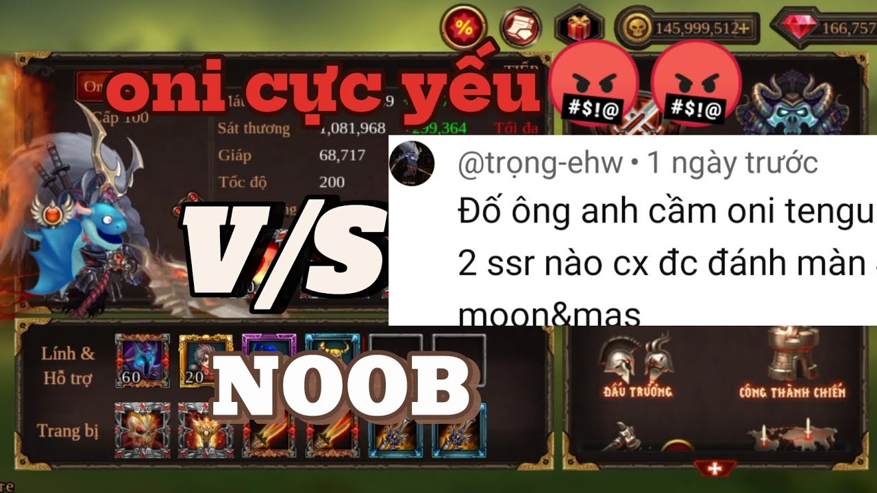 [Epic Heroes War] Oni tengu có vượt được màn 40 ko😁😁😁