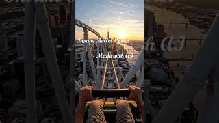 I Created the Craziest Roller Coaster Using AI 🤯 #trending #shortsfeed #rollercoaster #viral