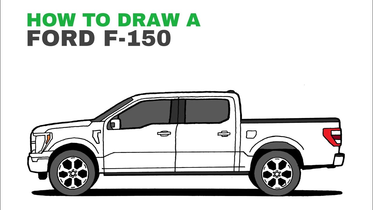 How To Draw A Ford F150