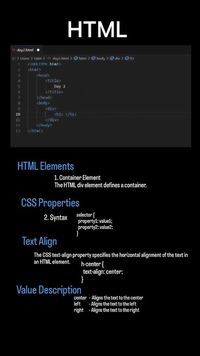 HTML basic structure - YouTube