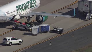 Frontier plane cleared following 'precautionary security search' at Dulles International Airport
