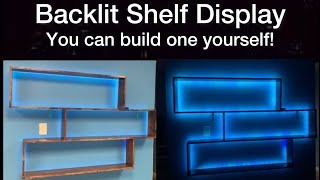 Build a Backlit Shelving Unit| Do It Yourself Projects.   #backlighting by In The Shop With Westcoast Johnny 161 views 3 months ago 11 minutes, 14 seconds