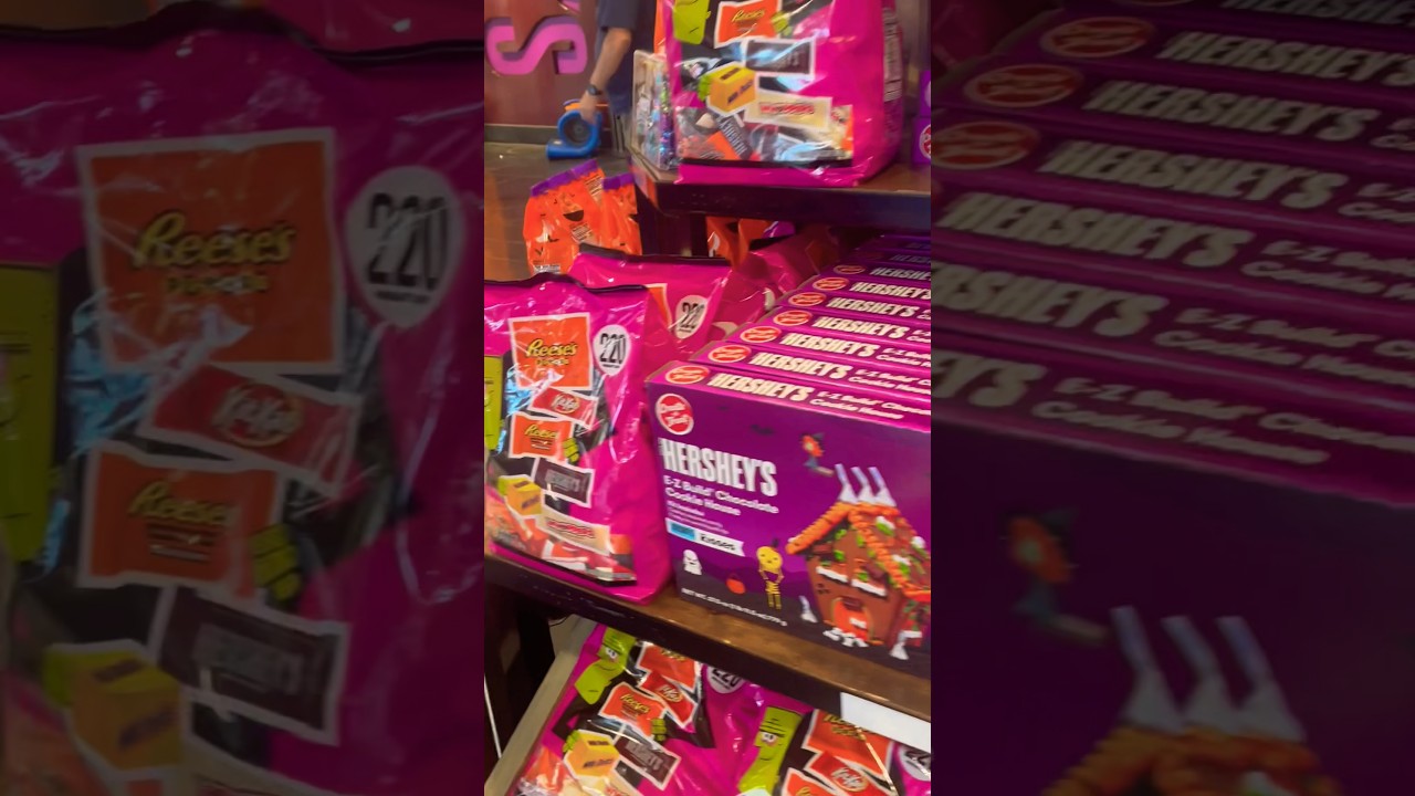 Shopping for Halloween Candy at Hershey’s Chocolate World Pennsylvania Sept 2023 